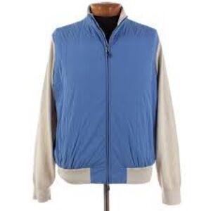 Peter Millar Crown Crafted Stealth Light Cardigan Jacket L